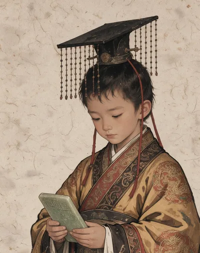 刘协人物图版